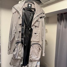 Raro cappotto HI PANDA grigio stile modesto multitasche usato