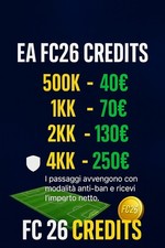 Crediti EA FC26 FUT Ultimate