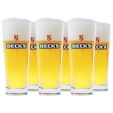 BECK'S SET 6 BICCHIERI DA BIRRA CL 20