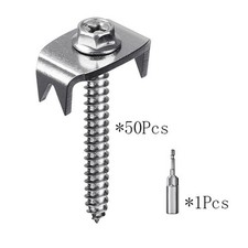 Graffette in acciaio inox