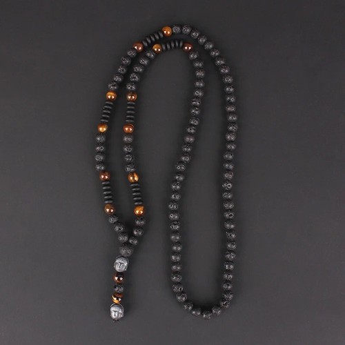 Collana perline buddha - collana,