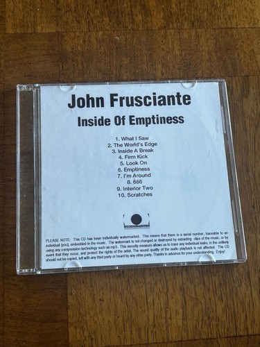 John frusciante inside - inside, of