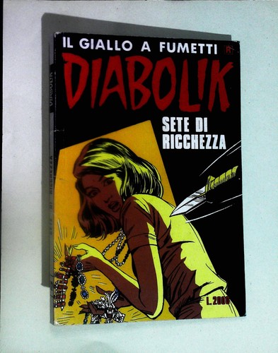 Diabolik ristampa costola - diabolik,