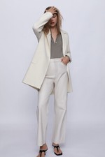 NWT Zara Size L Ivory Textured