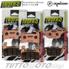 KIT PASTIGLIE FRENO TROFEO SINTER ANT+POST HONDA CBR 929 RR 2000 2001 2002