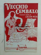 Spartito Musicale - VECCHIO CEMBALO / Moderato Swing - 1948