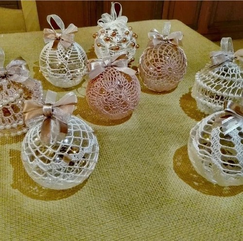Palline natale artigianali - di,
