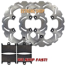 Front Brake Disc Rotors + Pads
