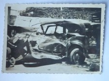 TRIESTE auto 1930 distrutta incidente vecchia foto old photo car 3