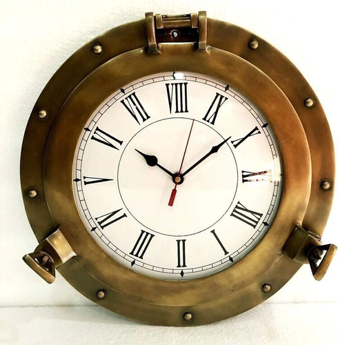 Antico orologio oblò - , in