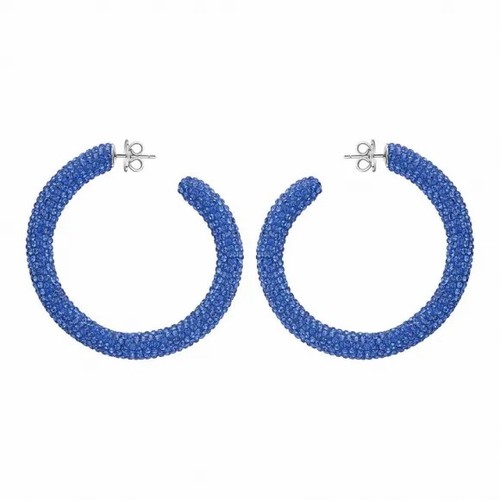 Orecchini cerchio swarovski - a,