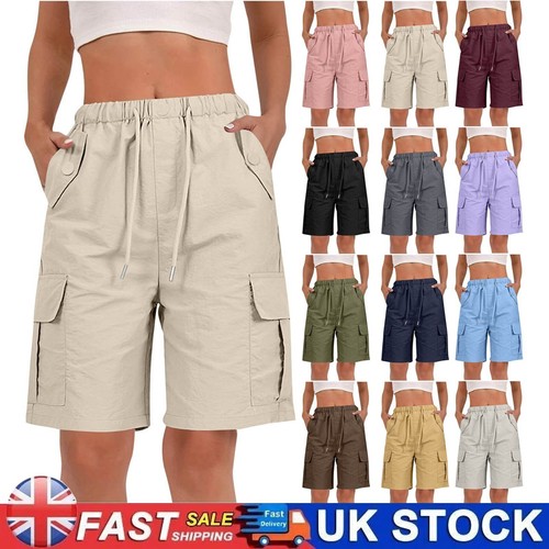 Pantaloncini cargo donna vita
