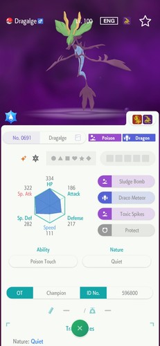 Dragalge 6iv shiny pronto - dragalge,