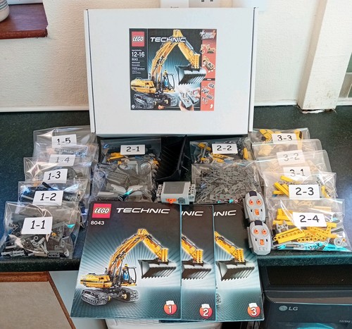 Lego technic 8043 escavatore - lego,