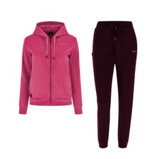 FREDDY Tuta Zip Intera Cappuccio Completo Donna Ragazza Sportiva Ginnastica C...