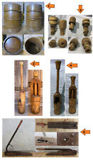 Lotto vino contenitore barile tappo borraccia inturaccia bottiglie uva vendemmia