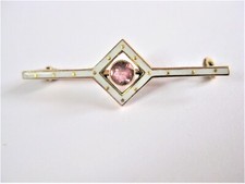 Antico Spilla Oro 585 Con