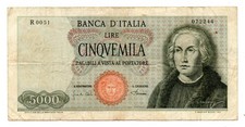 ITALIA - BANCONOTA DA 5000