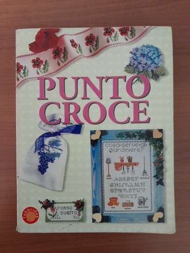 Punto croce libro cucito - libro,