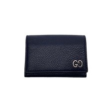 GUCCI Pass Case Pelle Navy