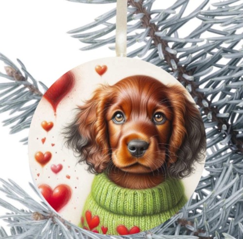 Setter rosso decorazione - rosso,