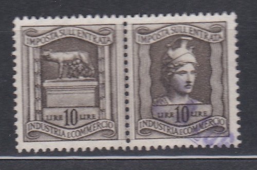 Italia 1956 marca da bollo - italia,