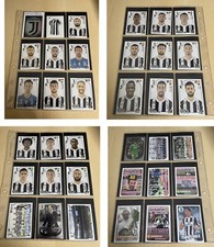 36 FIGURINE STICKERS JUVENTUS CALCIATORI PANINI 2017-18  SQUADRA COMPLETA Dybala
