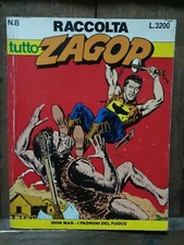 RACCOLTA TUTTO ZAGOR n°8  04/1993 FUMETTI SERGIO BONELLI COLLEZIONE SEGNI TEMPO 
