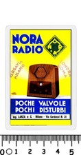 RECENTE calamita nora radio milano valvole giradischi apparecchi tv radiofonia