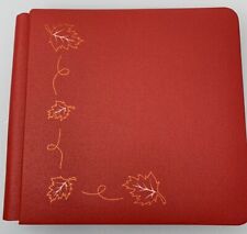 Album Scrapbooking Ricordi Creativi Nuovo 7x7 Album Autunno Foglie Ruggine Con Pagine