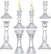 Portacandele in Vetro Set Di 8