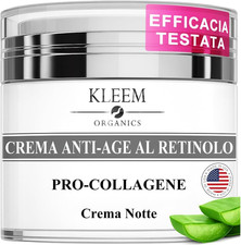 Crema Viso Antirughe Acido Ialuronico Con Retinolo E Collagene - Eletta Miglior 
