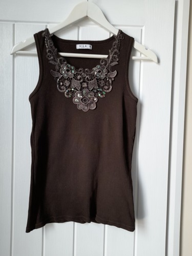 Villa clothing canotta marrone - canotta,