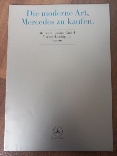 Mercedes benz leasing - leasing, 05/85