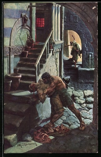 Cartolina artista domenico - cartolina,