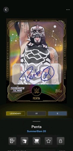 Digitale topps slam - slam, penta