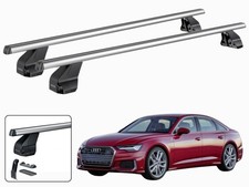BARRE PORTATUTTO PORTAPACCHI TETTO PER AUDI A6 BERLINA (C8/4A) 4 PORTE DA 2018-