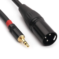 3,5 Mm TRS Stereo Maschio a XLR Maschio Cavo Audio per Interconnessione, Adatto 