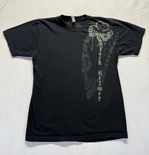 Shirt nera casco teschio - casco,