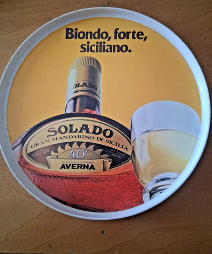 Vassoio pubbliciatrio vintage - vassoio,