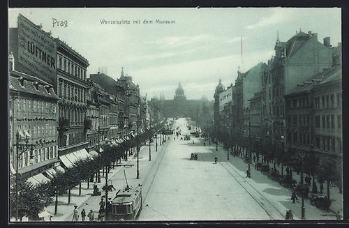 Cartolina praga praha vista - cartolina, /
