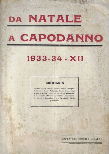 Natale capodanno 1933 34 - capodanno, 1933-34
