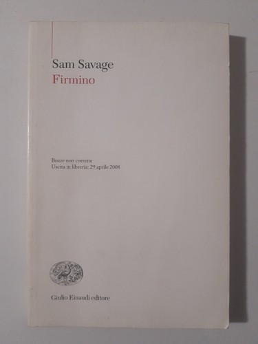 Firmino sam savage bozze non - savage,
