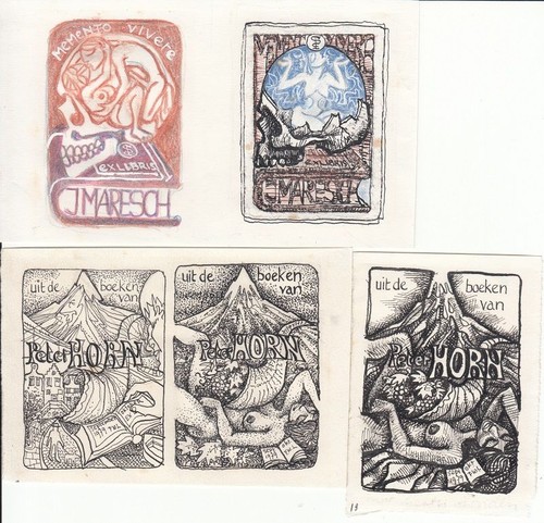 Exlibris bookplate erotico - exlibris,