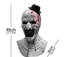 Maschera Terrifier Art The Clown 2 3 ?? Italia Halloween Silicone Carnevale