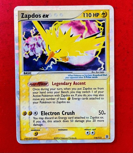 Lotto carte pokémon zapdos - carte,