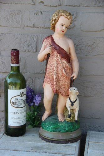 Antique french chalkware - french,