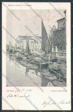 Venezia Chioggia Barca cartolina ZQ2816