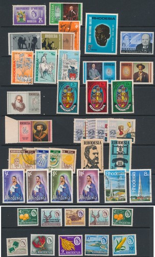 Rhodesia 1965 1978 collezione - 1965-1978,