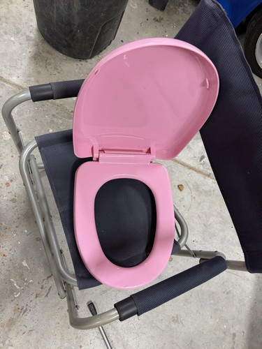 Sedile rotondo rosa con - sedile,